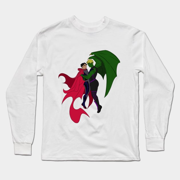 King and Demiurge Long Sleeve T-Shirt by ChangoATX